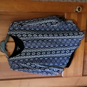 Asymmetrical dress shirt XL
